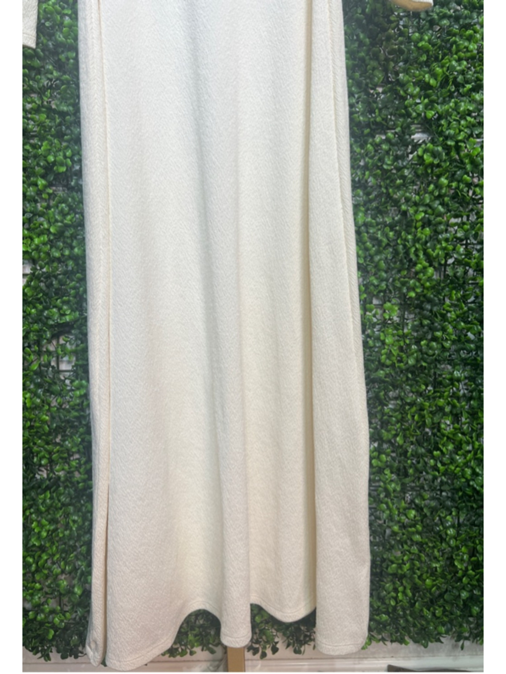 Women's Halogen Long Sleeve Midi Dress Cream Antique White size Small - Picture 3 of 7